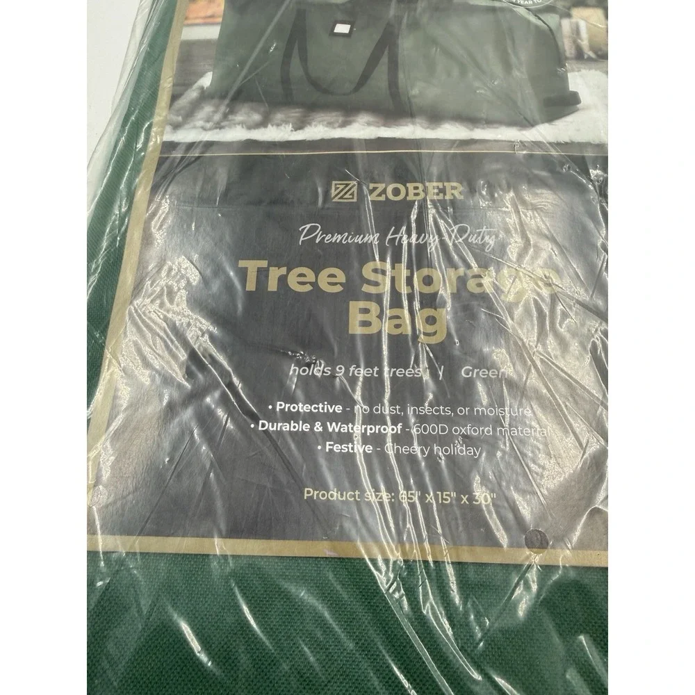 ZOBER 600D Oxford Fabric Large Christmas Tree‎ Storage Bag - Fits 9 Ft